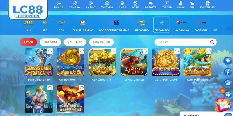 Bắn cá LC88 sở hữu nhiều ưu điểm