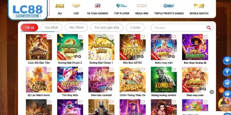 Chuyên mục nổ hũ LC88 siêu thú vị