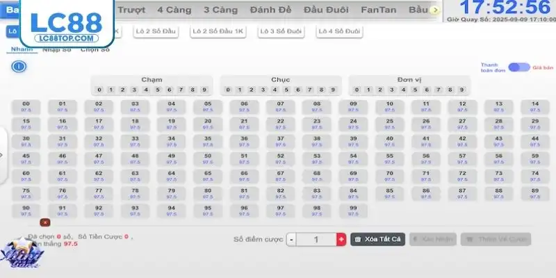 Soi cầu miền Nam chọn số đẹp dễ dàng nhờ lô rơi/lô gan